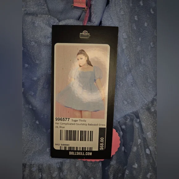 Sugar Thrillz Her Complicated Courtship Babydoll Dress - Picture 10 of 13